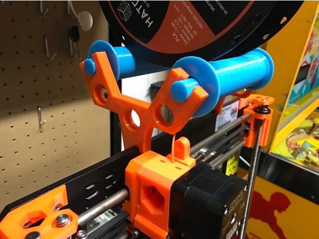 prusa i3-Walzgerüst remix universal spool-roller 3d Drucker Zubehör 3D print model - Mito3D