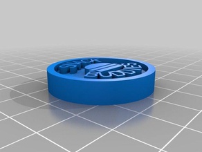 snack compagni di ottone le monete distintivi personalizzato 3d print model - Mito3D