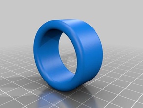 simples anel de ouro jóias 3d print model - Mito3D
