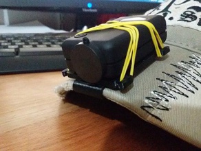 mobius Kamera hat-Halter hat Halter 3d print model - Mito3D