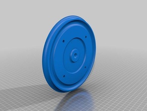 basit mermer masa turner dekor spinner 3d print model - Mito3D