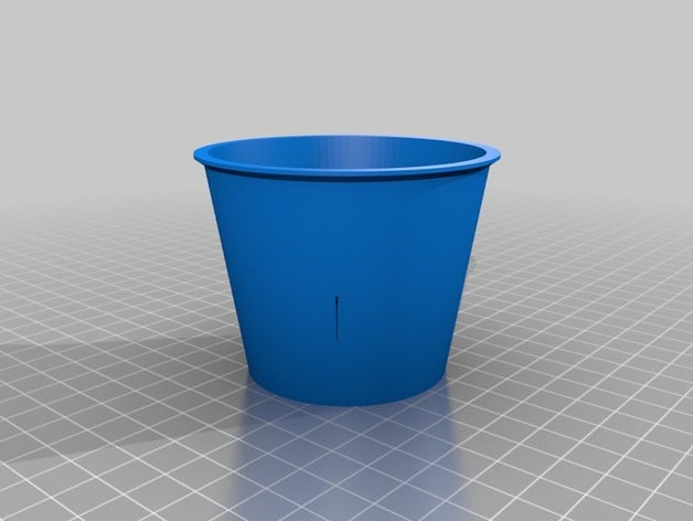 meine angepasste parametrische net-pot-net-cup-Hydroponik, aeroponics fogponics outdoor Garten 3D print model - Mito3D