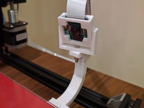 raspberry pi camera v2 print bed mount 3d printer accessories makerfarm pegasus 3d print model - Mito3D
