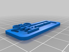key chain Schlüsselanhänger 3d print model - Mito3D