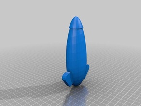 Rakete 3d drucken 3d print model - Mito3D