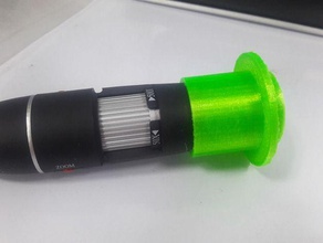 microscope adapter digital usb camera parts 3d print model - Mito3D