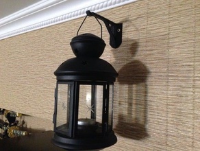 wall mount rotera lamp ikea decor 3d print model - Mito3D