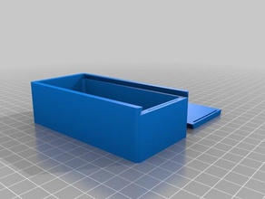 slider box 100x50x30 containers customized 3d print model - Mito3D