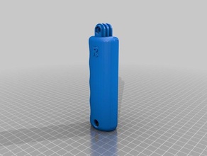 gopro handle camera 3d print model - Mito3D