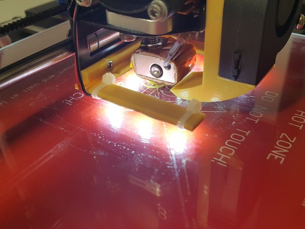 geeetech prusa i3 aluminium mk8 led-Streifen unterstützen 3d Drucker Zubehör 3D print model - Mito3D