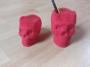 wireframe cranio matita titolare di sfondo art freecad 3d print model - Mito3D