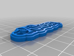 aileen Schlüsselbund Schlüsselanhänger angepasst 3d print model - Mito3D