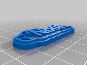 noah Schlüsselanhänger angepasst 3d print model - Mito3D