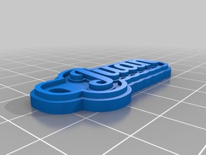 juan portachiavi i personalizzato 3d print model - Mito3D