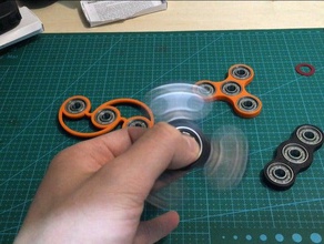 mão giratório retro fidget brinquedo gadgets handspinner 3d print model - Mito3D