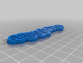 maggie moo llavero llaveros personalizado 3d print model - Mito3D