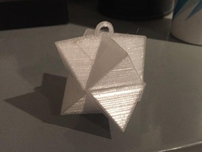 Coole geometrische Halskette Schmuck Mode Halsketten Anhänger Pyramide Dreieck 3d print model - Mito3D