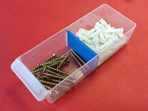 parti separatori per cassetto strumento i titolari caselle cassetti bin vassoio stack-on 3d print model - Mito3D