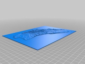 isla de minorque, îles baléares d'autres islas baleares l'espagne la topographie 3d print model - Mito3D