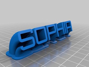 sophia office personalizado 3d print model - Mito3D