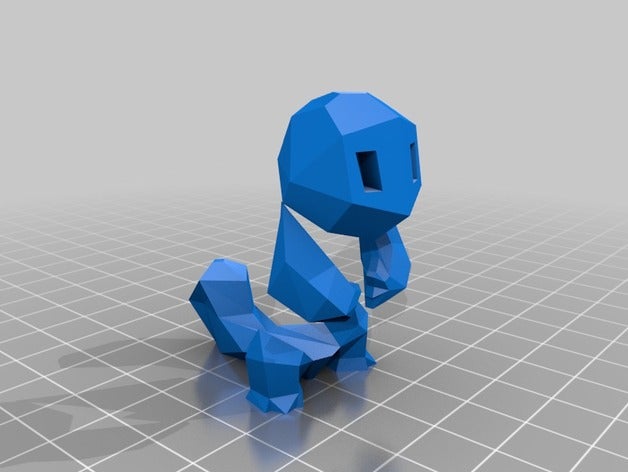 squirtle dual body fixed toys games 3D print model - Mito3D