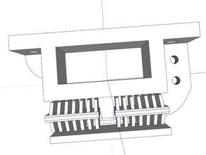 improved hictop prusa i3 y-axis belt holder 3d printer parts 3d print model - Mito3D
