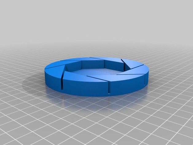 aperture science logo giocattolo gioco accessori creato freecad fatto di 3D print model - Mito3D