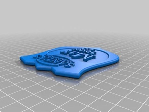 max elf emblema santas hackers pouco moedas emblemas personalizado 3d print model - Mito3D