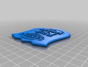 rick elf emblema santas hackers pouco moedas emblemas personalizado 3d print model - Mito3D