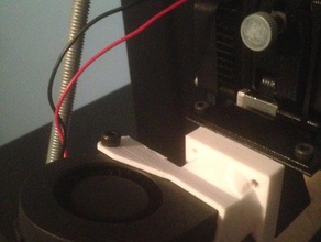 wanhao duplicador i3 conducto del ventilador 3d de la impresora partes 3d print model - Mito3D