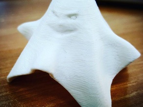 avião fantasma criaturas cobertor o blender 3d creatable d3 dia das bruxas 3d print model - Mito3D
