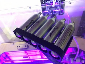 12 gram co2 cartridge holders sport outdoors bb gun c02 carbon case dioxide pellet plinking shooting storage target 3d print model - Mito3D
