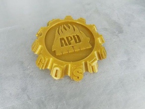 pyro design maker coin coins badges 3d printer printing apyrodesign logo logos life logostolife travis womack 3d print model - Mito3D