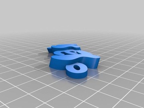 slash llaveros personalizado 3d print model - Mito3D