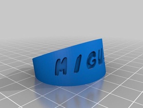 belen las pulseras personalizado 3d print model - Mito3D
