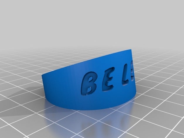 belen pulseiras personalizado 3D print model - Mito3D