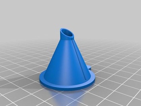 my customized parametric funnel2 kitchen dining 3d print model - Mito3D
