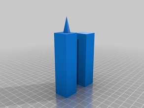 torres del world trade center 3d impresión 3d print model - Mito3D