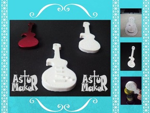 guitar opener hand tools asturias asturmaker bottle electric gijon 3d print model - Mito3D