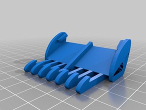 sabot tondeuse tarak rowenta amaçlı ıslak&kuru titanyum clipper yedek parçaları 3d print model - Mito3D