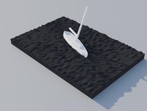 sailship vehicles sailboat sea 3d print model - Mito3D