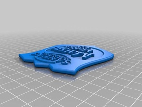 marge elf emblema santas hackers pouco moedas emblemas personalizado 3d print model - Mito3D