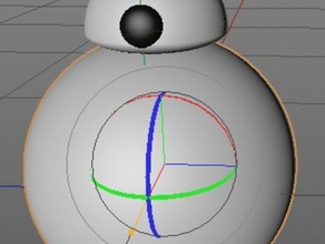 bb-8 Modell-Roboter Modell star wars - Spielzeug 3d print model - Mito3D