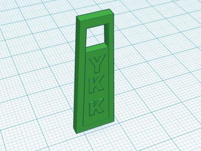 cerniera accessori zipper pull 3d print model - Mito3D