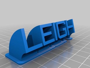 leigh de la oficina personalizado 3d print model - Mito3D