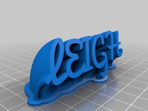 leigh de la oficina personalizado 3d print model - Mito3D