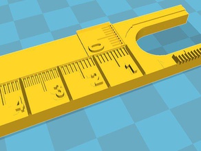 e3d v6 de medición montaje del medidor la impresora extrusoras calibre monte medir 3d print model - Mito3D