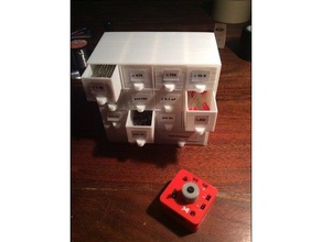 gavetas de armazenamento minimo sintetizador peças ferramenta os titulares caixas personalizado modular synth 3d print model - Mito3D