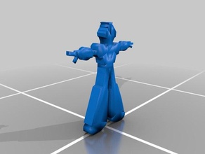 megaman Menschen 3d print model - Mito3D
