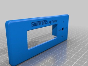 small box 1602 lcd arduino nano electronics birel dyi enclosure gokart racing laptimer mount 3d print model - Mito3D